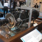 ネ20ジェットエンジン（国際航空宇宙博2011）　1945年（昭和20年）8月7日に木更津飛行場で12分間の初飛行に成功した「橘花」に搭載された我国初のジェットエンジン。現在は石川島播磨重工業の資料館に保管。