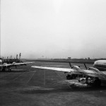 日本航空国内線主力の頃のダグラスDC-6B　1965年（昭和40年）頃。　