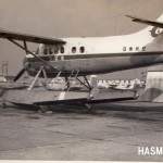 日東航空　デハビランド・カナダDH-3オッター単発水上機（伊丹空港）　1963年（昭和38年）　（S・S）