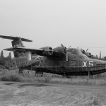 UF-XS（下総基地）グラマン ・アルバトロスを改造して新明和工業が製作した実験用飛行艇。　1970年　（I・N）　