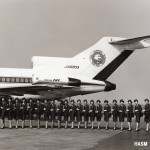 全日空のボーイングB727　1965-67年（昭和40-42年）頃。（山Y）