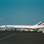 エールフランス航空　コンコルド（ハワイ・コナ島）　今は伝説上の機体となってしまったコンコルド。　1996年