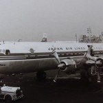 日本航空のダグラスDC-6B　City of Nara　1963年（昭和38年）。（山）