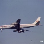 日本航空のダグラスDC-8-30　DC-8の初期の型（坂）