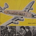 BOAC航空のパンフ　レット（1949年（昭和24年）当時）　使用機はローッキード・コンステレーション。